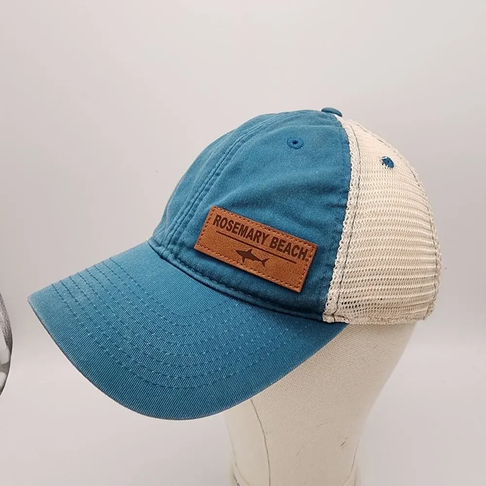 Rosemary Beach Florida Cap Trucker Hat Adjustable Blue Patch Logo Casual Legacy